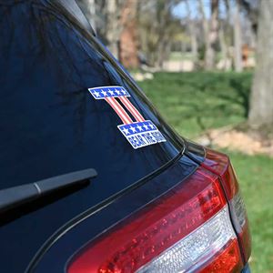 Bear The Sign 2nd Amendment Logo Sticker on Black SUV
