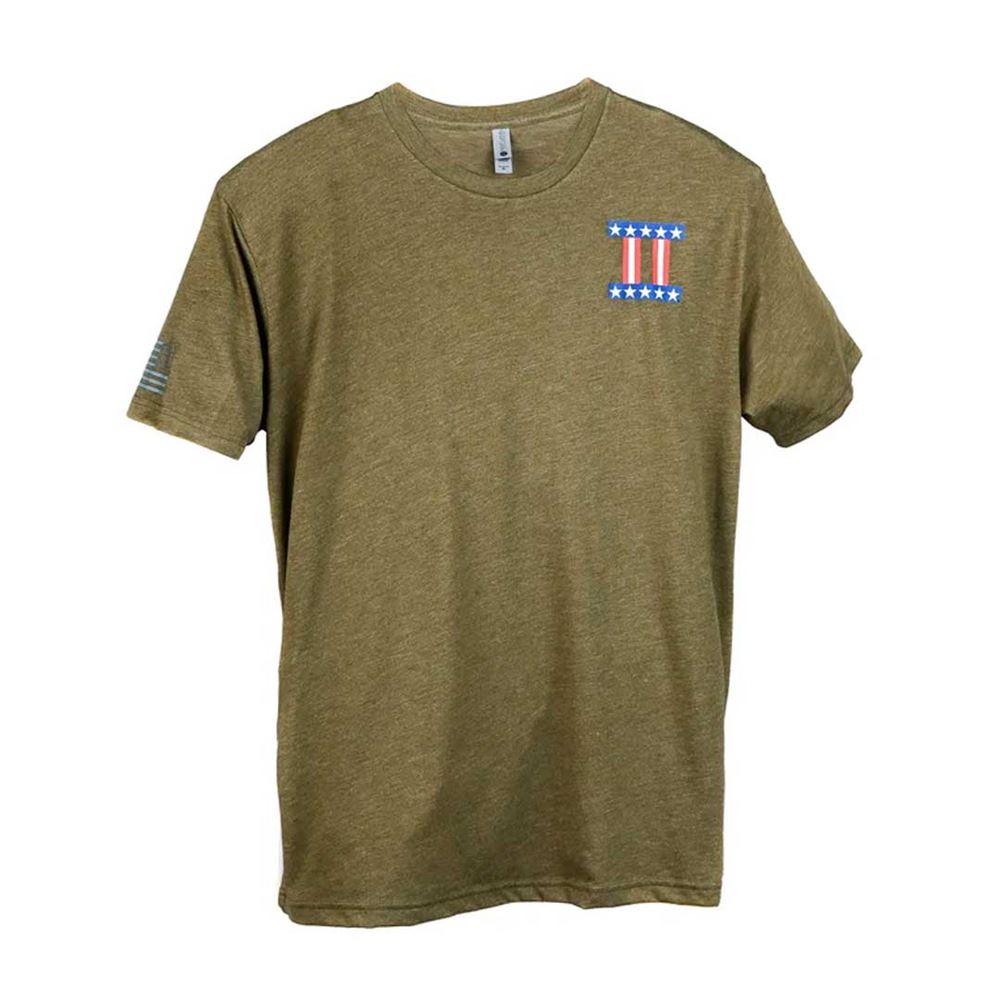 Bear The Sign Men's T-Shirt Olive Green